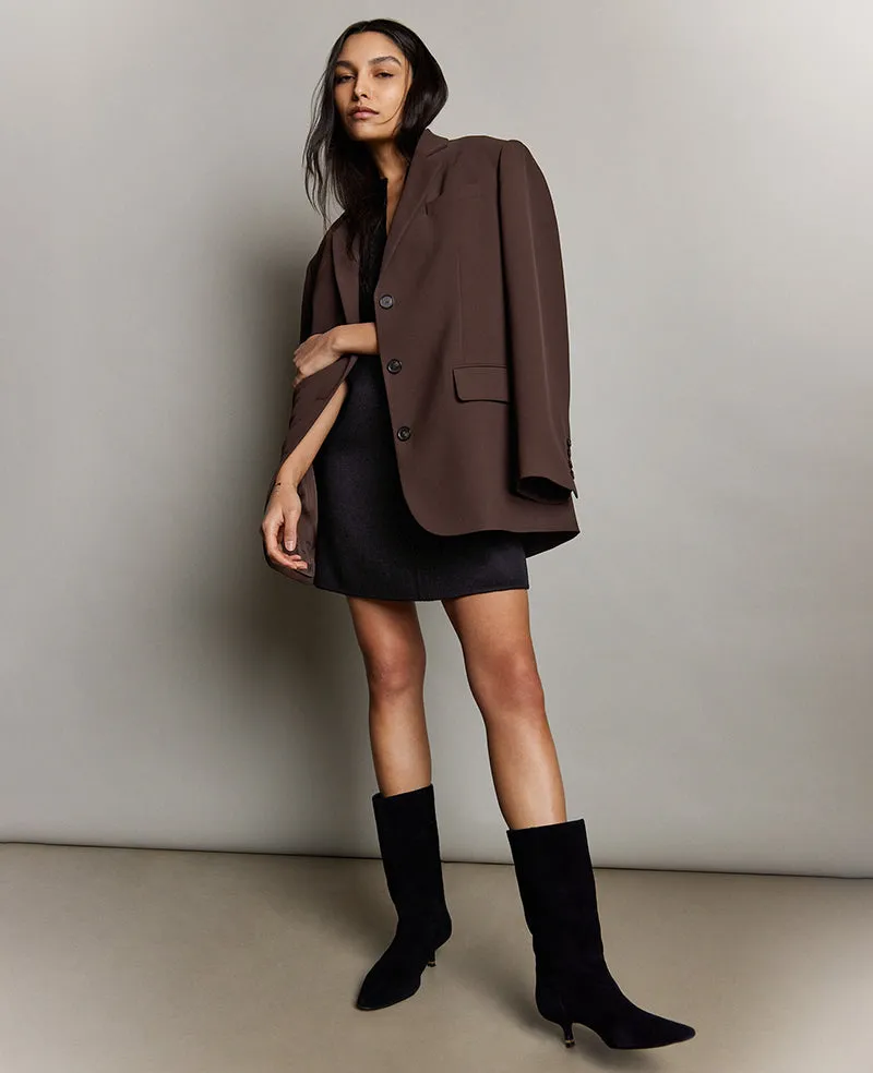 Vision Twill Three Button Boyfriend Blazer sold by Kenneth Cole