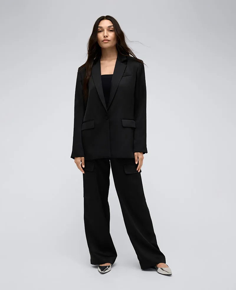 Satin Single-Breasted Jacket sold by Kenneth Cole product image thumbnail 3