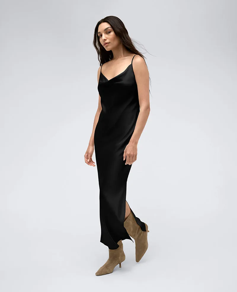 Satin Cowl Neck Maxi Slip Dress sold by Kenneth Cole