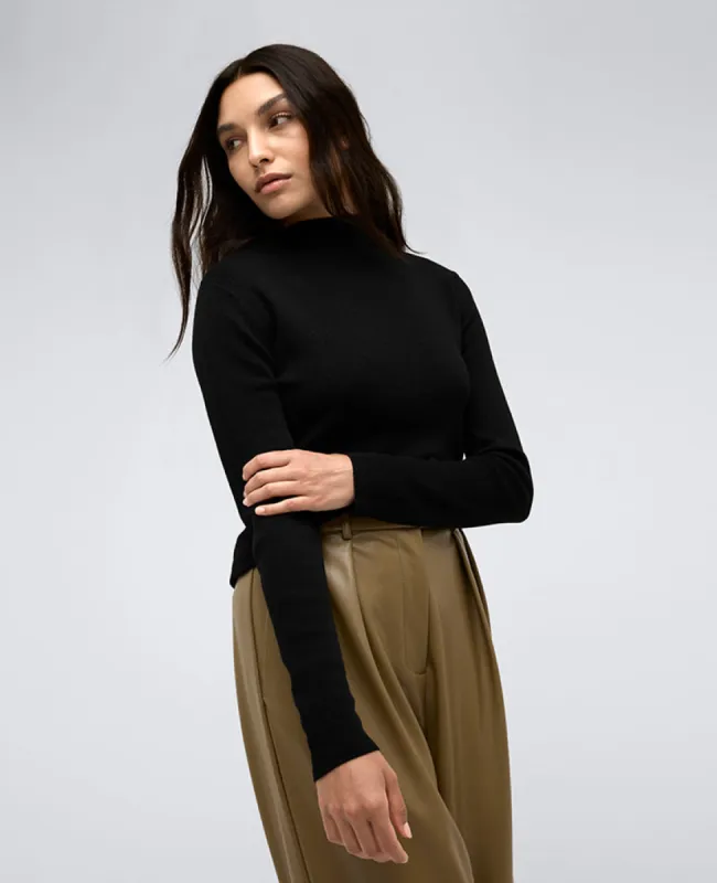 Ribbed Mock Neck Pullover Sweater sold by Kenneth Cole