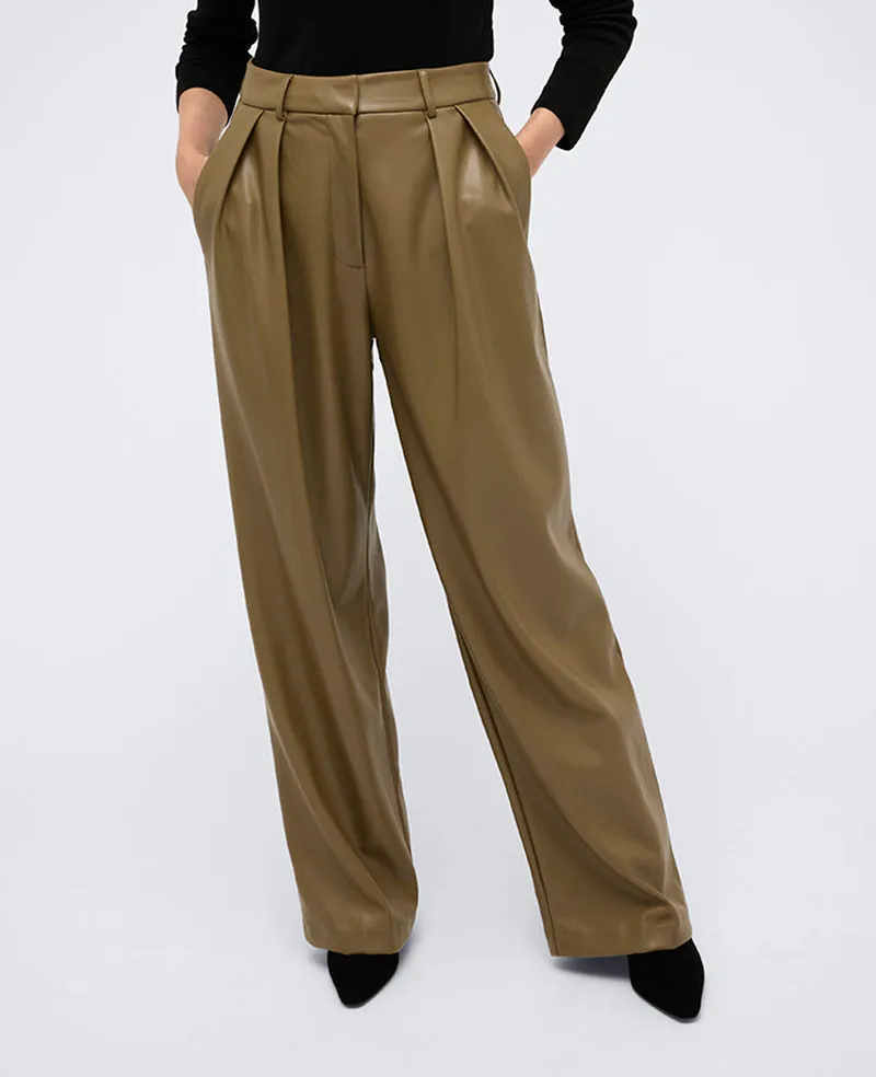 Faux Leather High Rise Wide Leg Trouser sold by Kenneth Cole product image thumbnail 2