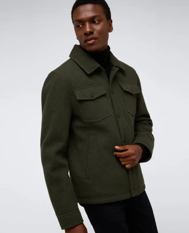 Heavyweight Twill Trucker Jacket sold by Kenneth Cole