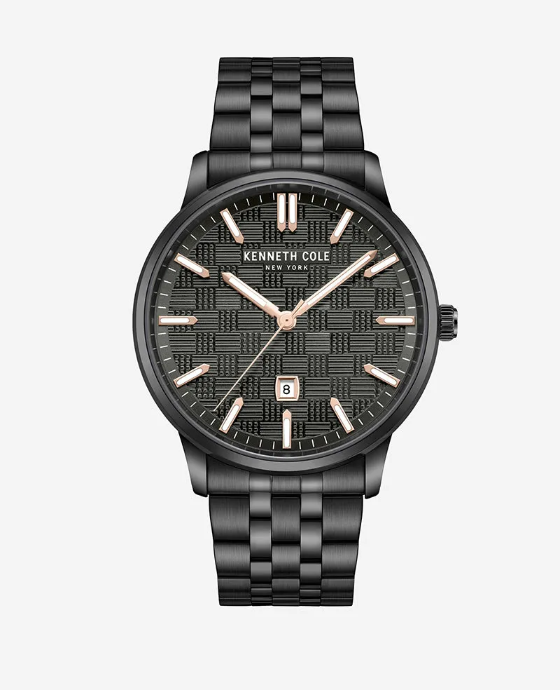Kenneth Cole Modern Classic Black Stainless Steel Watch sold by Kenneth Cole
