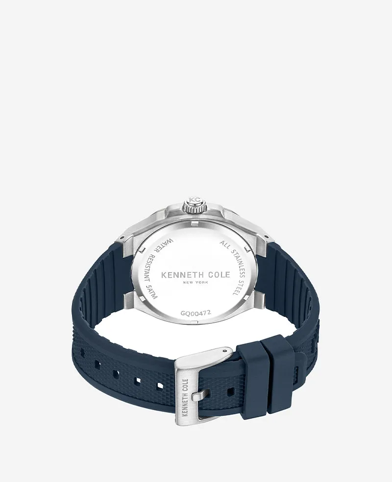 Kenneth Cole Dress Sport Blue Silicon Strap Watch sold by Kenneth Cole product image thumbnail 3
