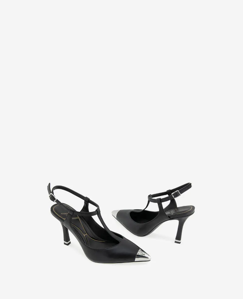 Romi T-Strap Leather Slingback Heel sold by Kenneth Cole product image thumbnail 2