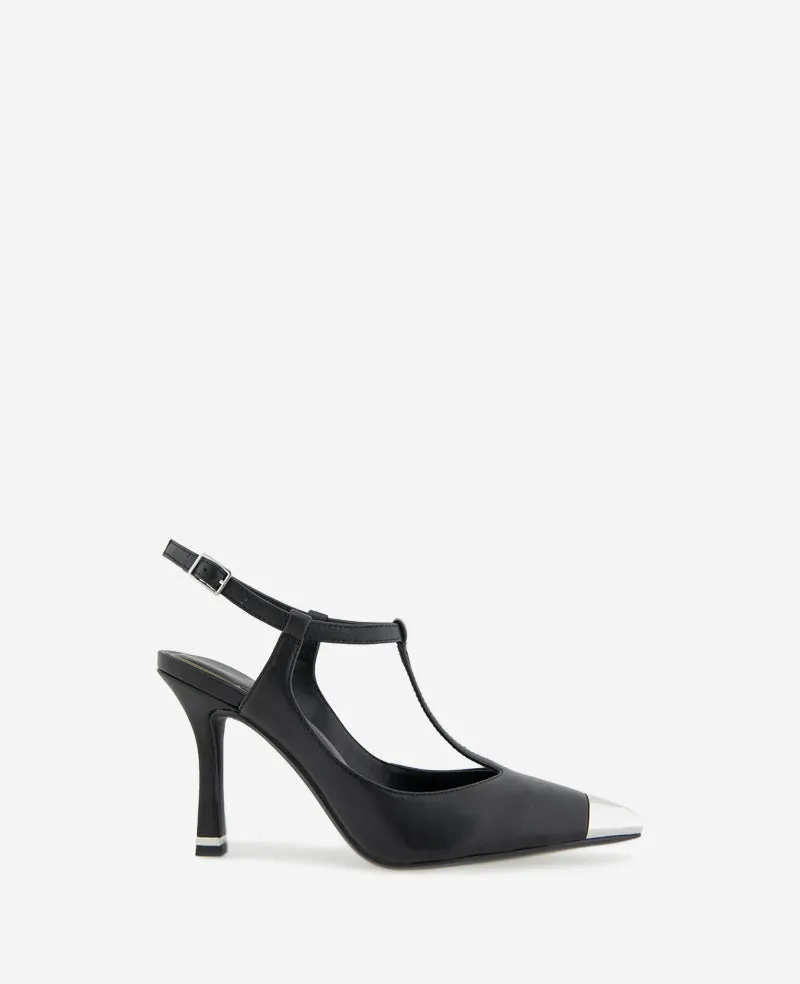 Romi T-Strap Leather Slingback Heel sold by Kenneth Cole