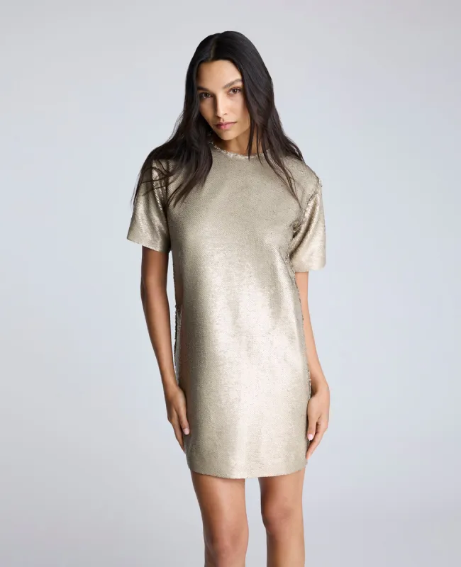 Sequin T-Shirt Shift Dress sold by Kenneth Cole