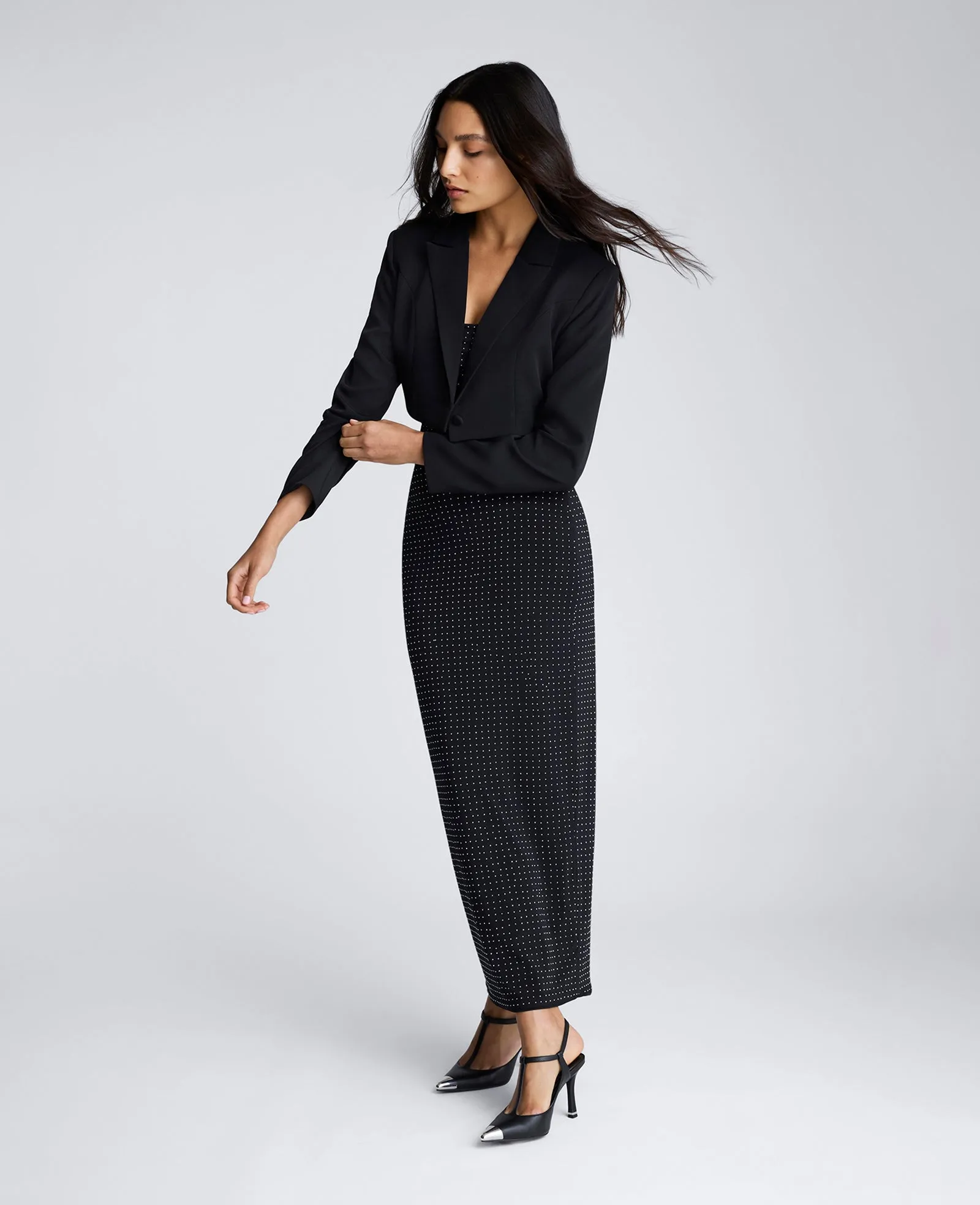 Cropped One Button Jacket sold by Kenneth Cole product image thumbnail 2