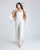 High Rise Fly Front Triple Pleat Wide Leg Pant sold by Kenneth Cole