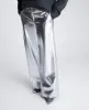 Vegan Metallic Fly Front Mid Rise Wide Leg Pant sold by Kenneth Cole