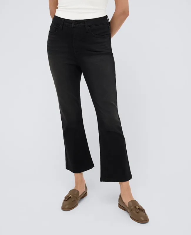 High Rise Cropped Kick Flare Denim Jeans sold by Kenneth Cole