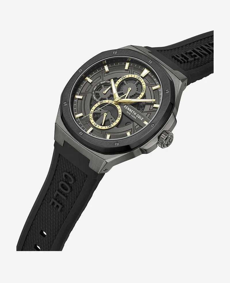Kenneth Cole Dress Sport Black Silicone Strap Watch sold by Kenneth Cole product image thumbnail 2