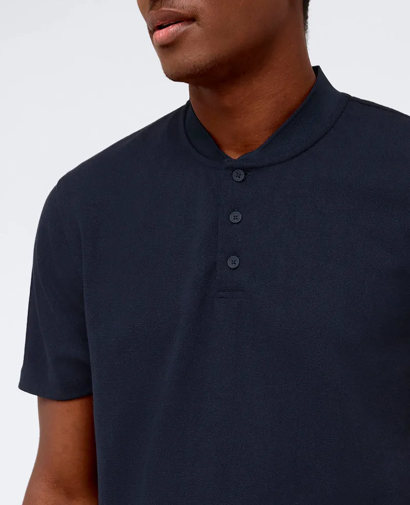Performance Band-Collar Henley Polo sold by Kenneth Cole product image thumbnail 5
