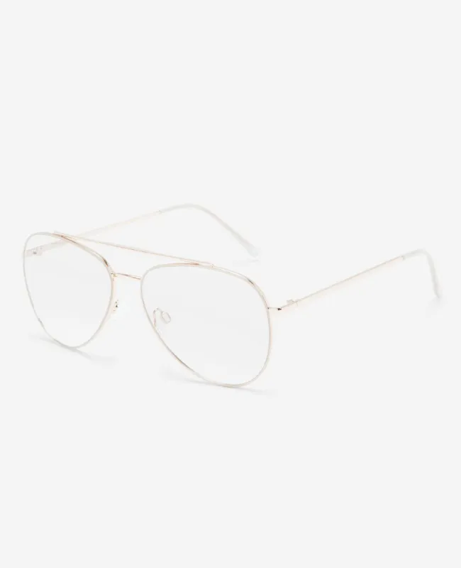 Metal Rim Unisex Blue Light Glasses sold by Kenneth Cole