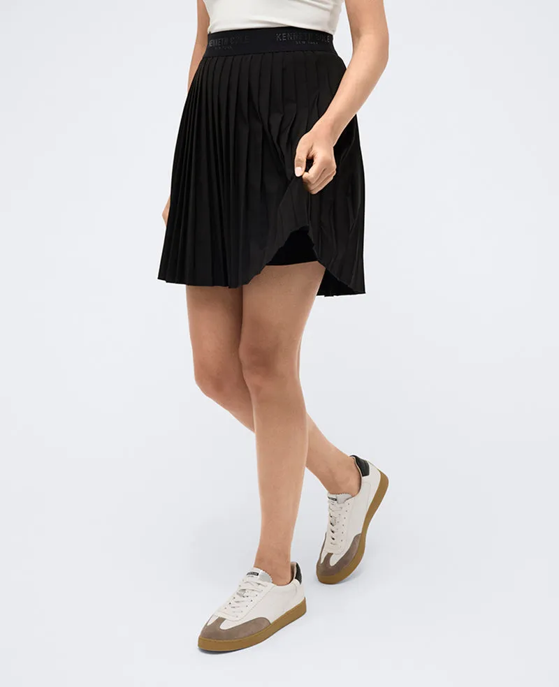 Pull On Elastic Waistband Pleated Skort sold by Kenneth Cole product image thumbnail 4
