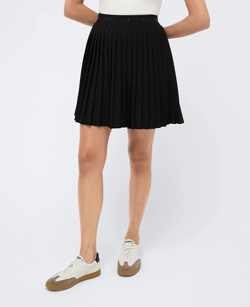 Pull On Elastic Waistband Pleated Skort sold by Kenneth Cole product image thumbnail 2