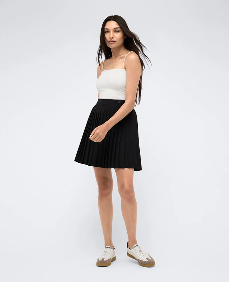 Pull On Elastic Waistband Pleated Skort sold by Kenneth Cole