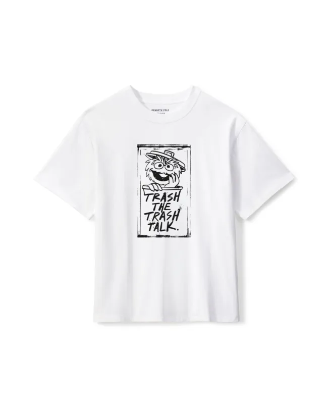 Sesame Street Adult Oscar The Grouch Trash Talk T-Shirt sold by Kenneth Cole