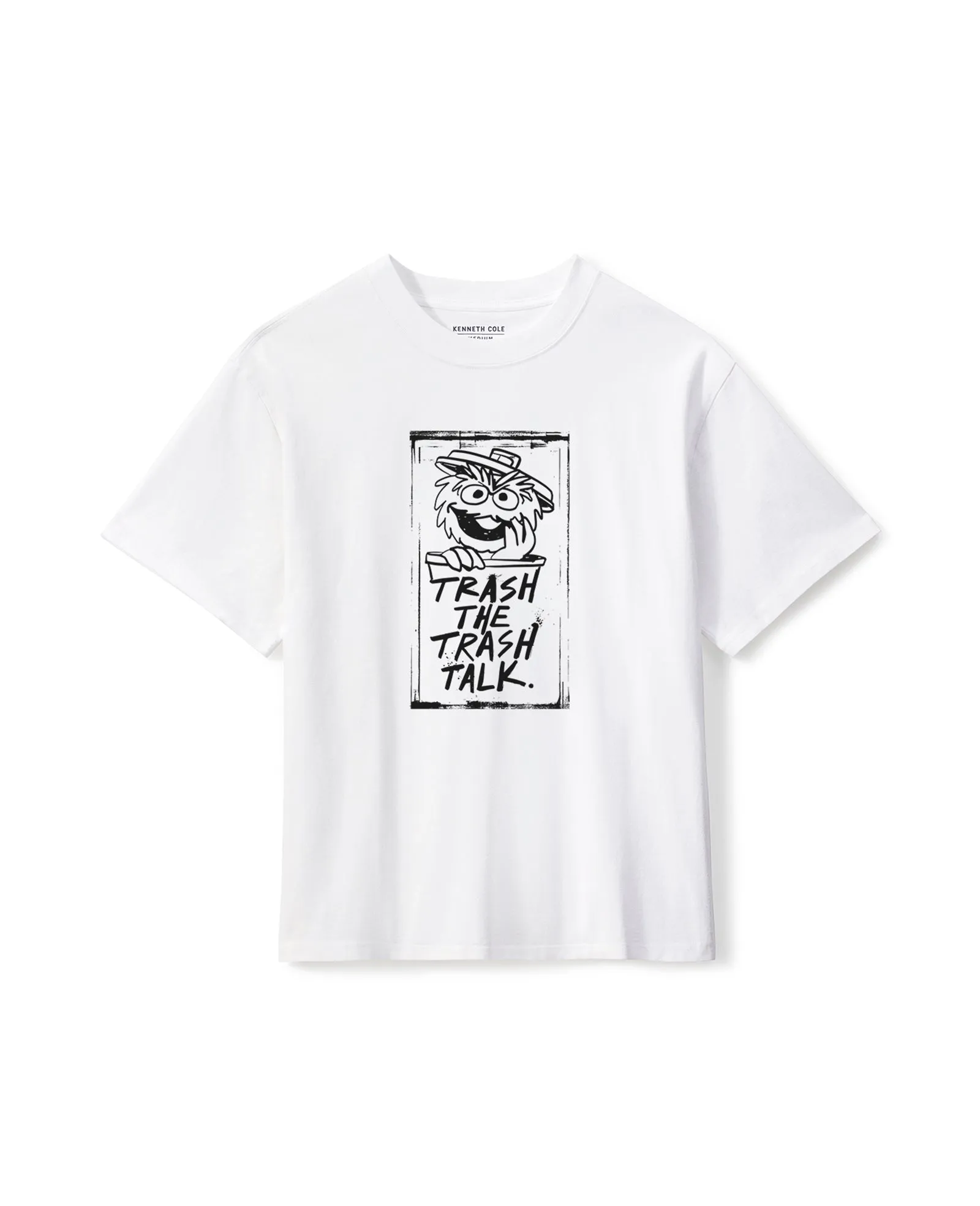 Sesame Street Adult Oscar The Grouch Trash Talk T-Shirt sold by Kenneth Cole