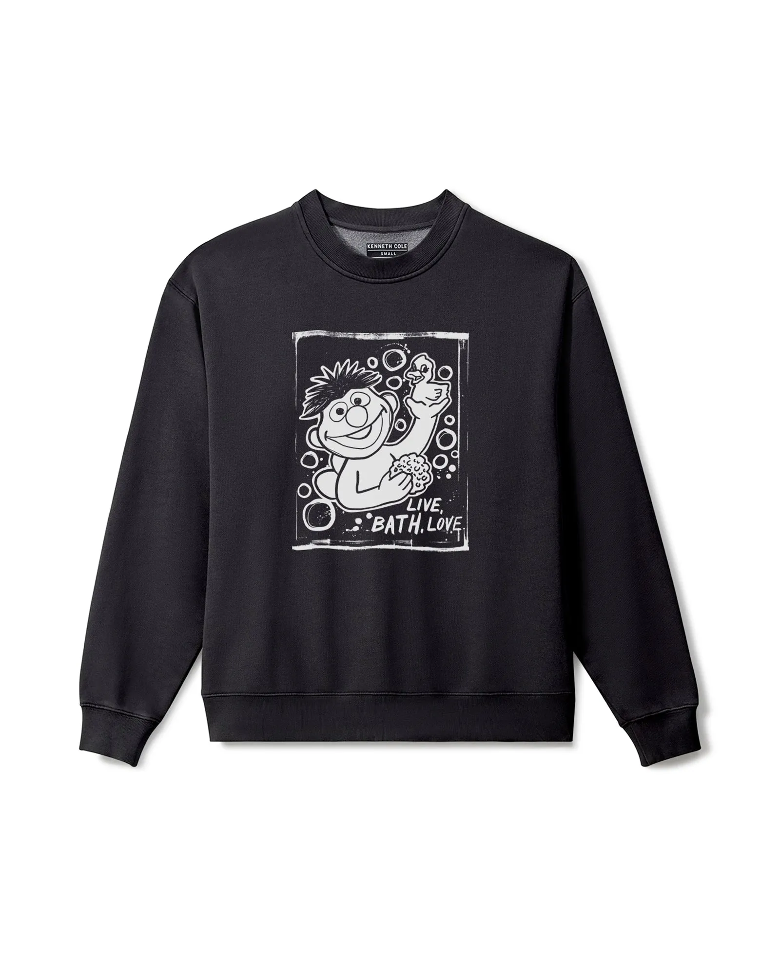 Sesame Street Adult Ernie Live Bath Love Sweatshirt sold by Kenneth Cole