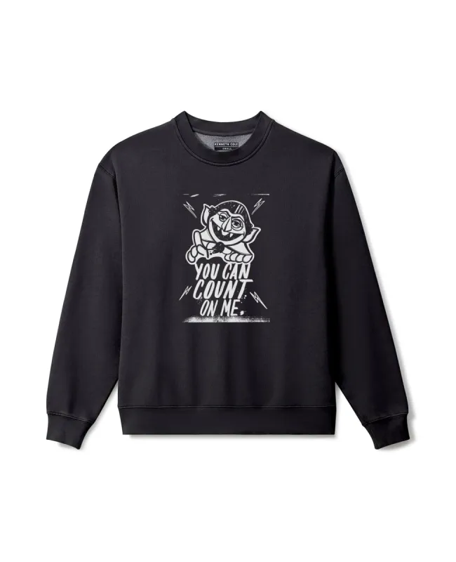 Sesame Street Adult Count On Me Sweatshirt sold by Kenneth Cole