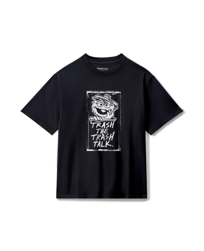 Sesame Street Adult Oscar The Grouch Trash Talk T-Shirt sold by Kenneth Cole