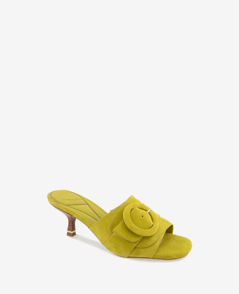 Valentina Suede Kitten Heel Slide Sandal sold by Kenneth Cole product image thumbnail 5