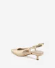 Martha Metallic Croco Slingback Kitten Heel sold by Kenneth Cole