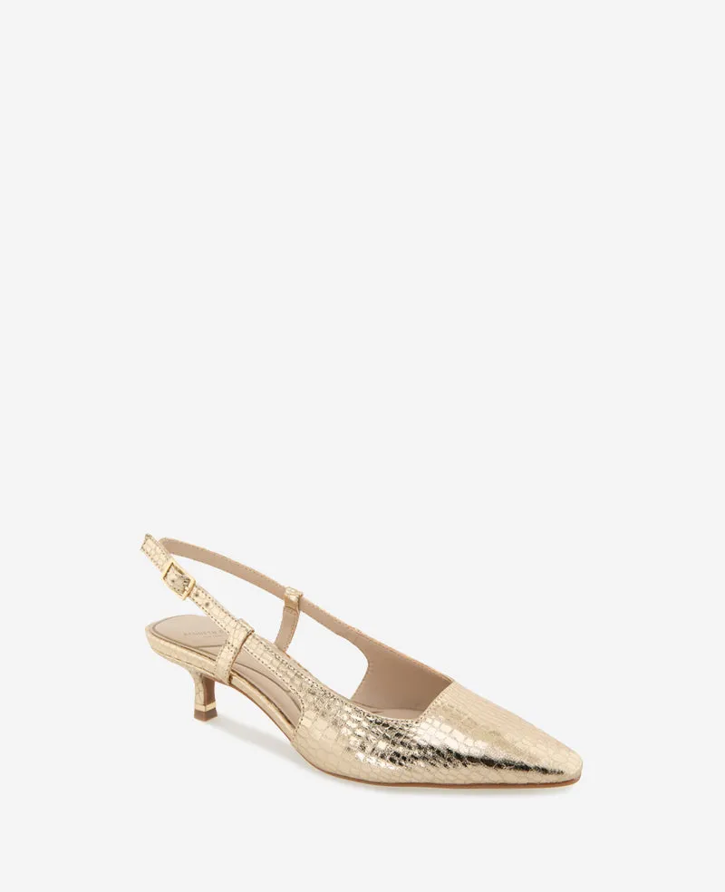 Martha Metallic Croco Slingback Kitten Heel sold by Kenneth Cole product image thumbnail 5