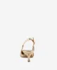 Martha Metallic Croco Slingback Kitten Heel sold by Kenneth Cole