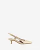 Martha Metallic Croco Slingback Kitten Heel sold by Kenneth Cole