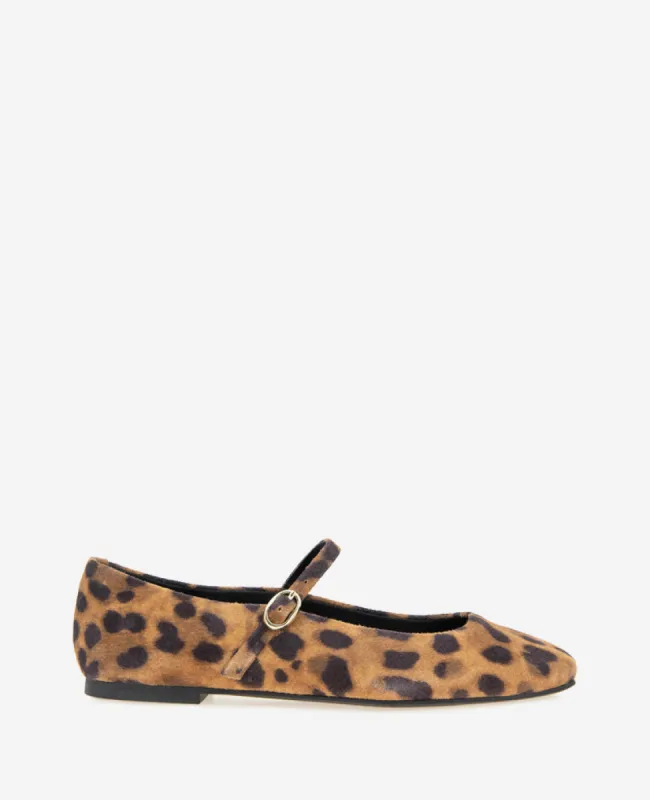 Jasper Leopard Suede Ballet Flat sold by Kenneth Cole