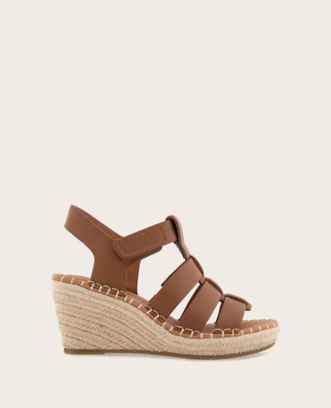 GENTLE SOULS - Capelin Leather Espadrille Wedge sold by Kenneth Cole