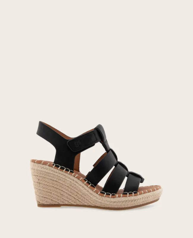 GENTLE SOULS - Capelin Leather Espadrille Wedge sold by Kenneth Cole