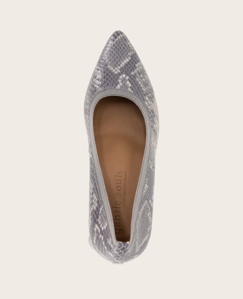 GENTLE SOULS - Dionne Snakeskin Leather Heel sold by Kenneth Cole product image thumbnail 4