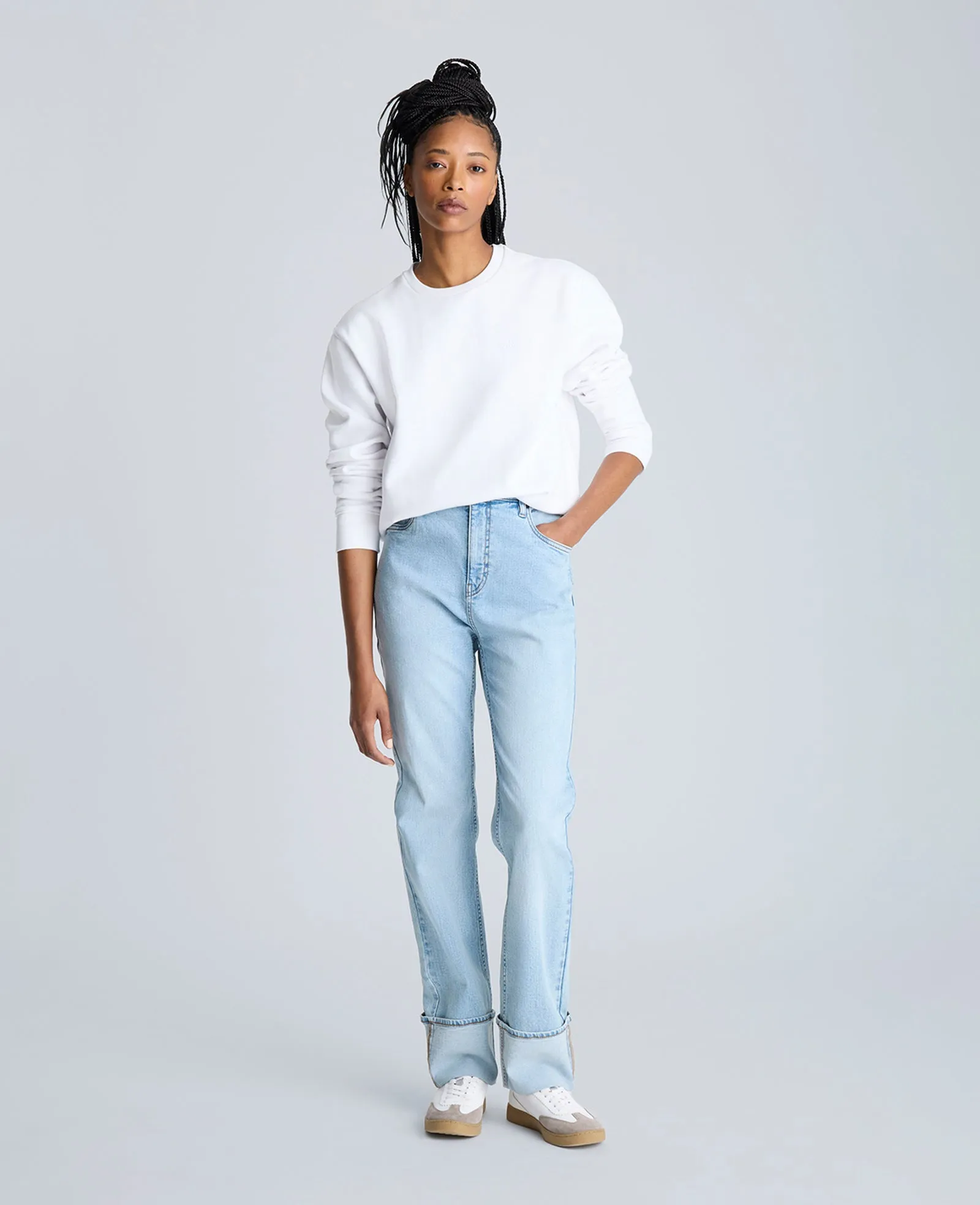 Site Exclusive! Kenneth Cole Unisex Embroidered Logo Sweatshirt sold by Kenneth Cole product image thumbnail 3