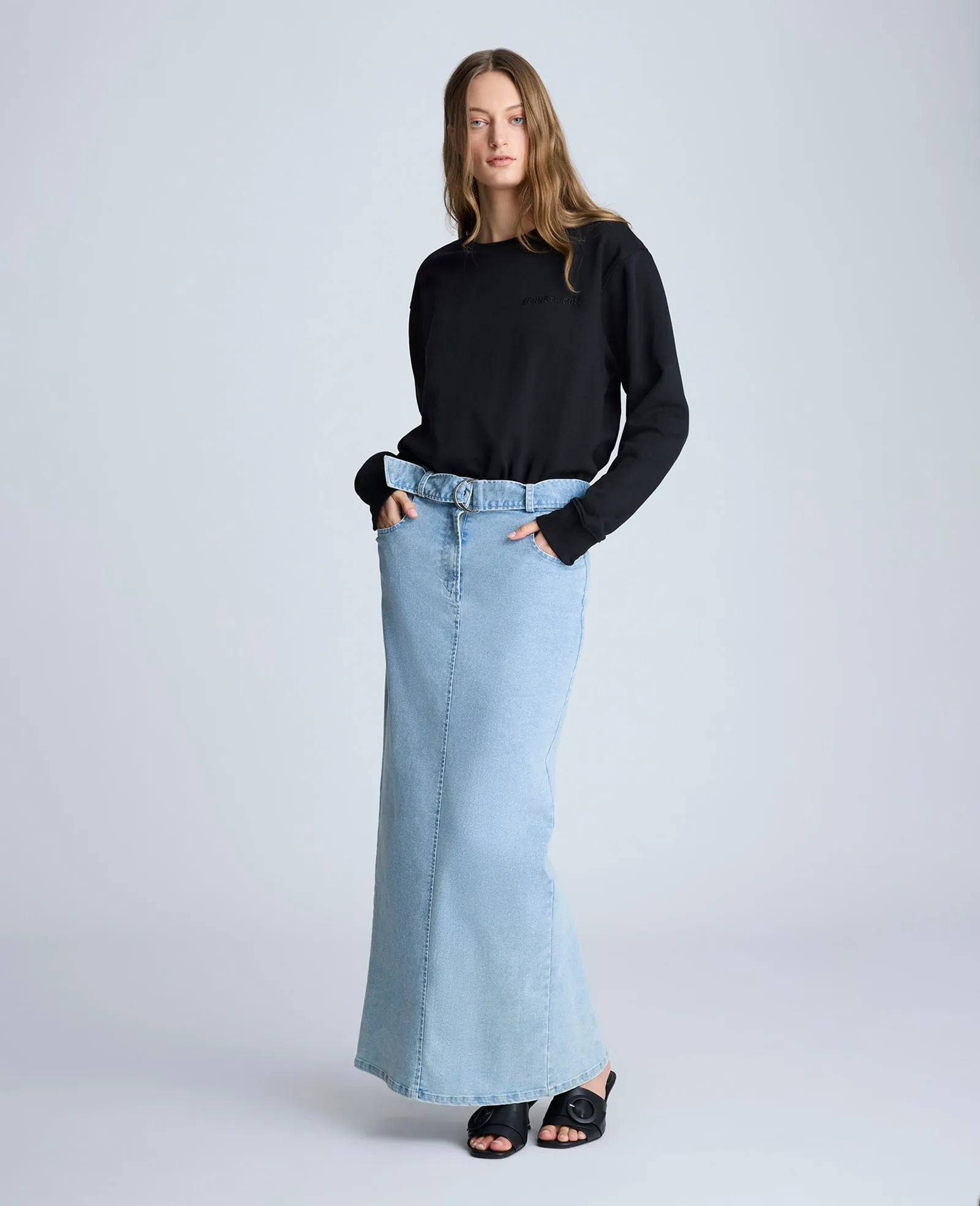 Site Exclusive! Kenneth Cole Unisex Embroidered Logo Sweatshirt sold by Kenneth Cole product image thumbnail 3