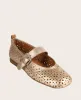 GENTLE SOULS - Karla Perforated Metallic Mary Jane sold by Kenneth Cole