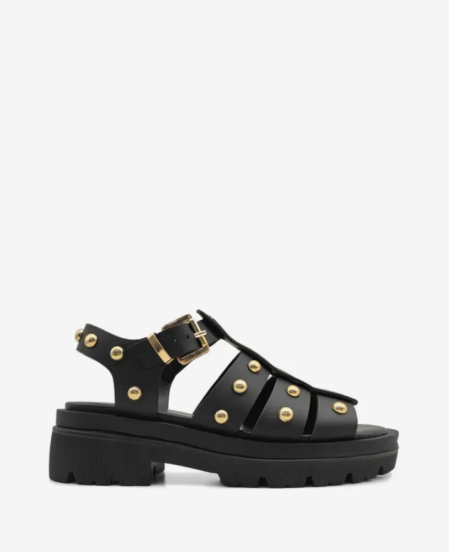 Herron Studded Leather Platform Fisherman Sandal sold by Kenneth Cole