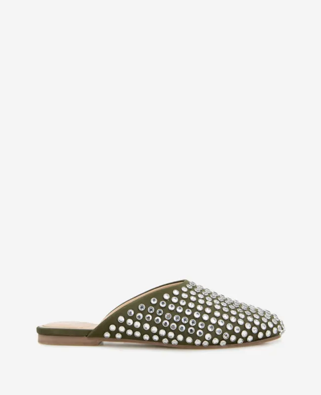 Saddie Studded Rhinestone Mule sold by Kenneth Cole