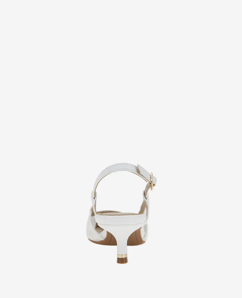 Martha Mesh Cap Toe Kitten Heel Slingback sold by Kenneth Cole product image thumbnail 3