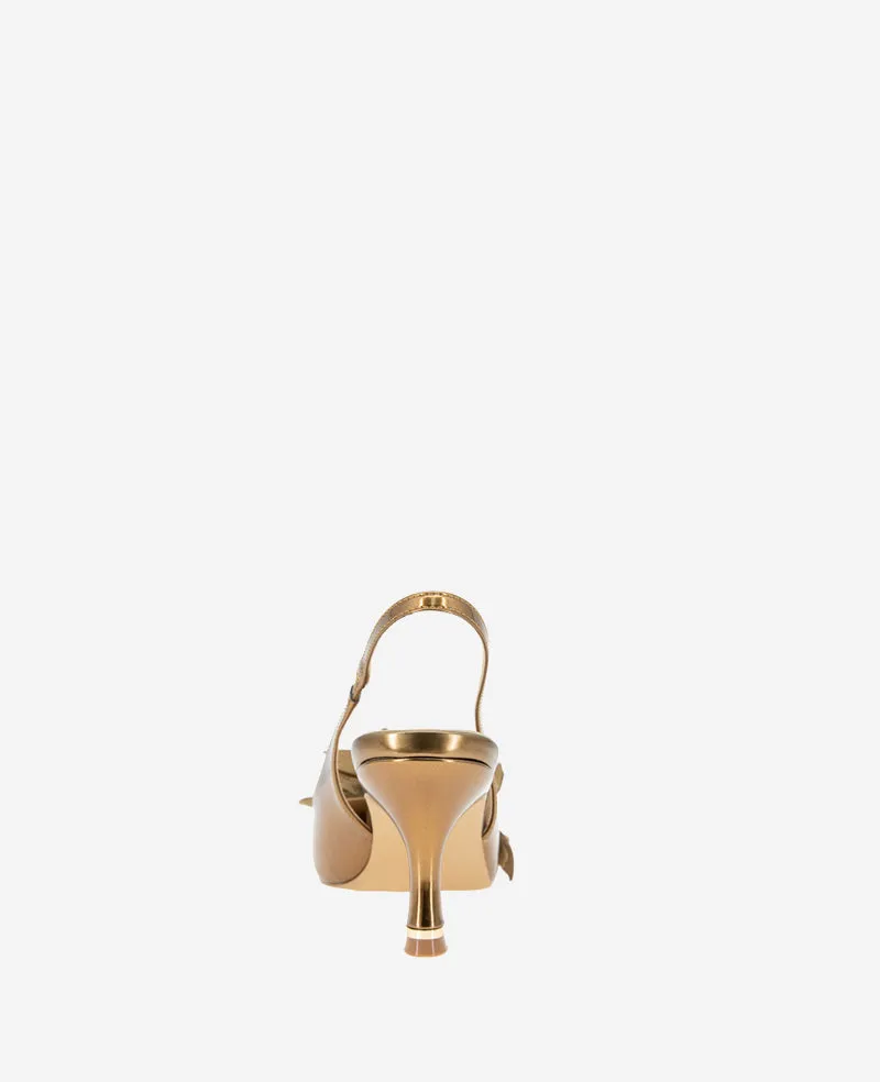 Davia Metallic Floral Appliqué Slingback sold by Kenneth Cole product image thumbnail 3