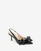 Davia Patent Floral Appliqué Slingback sold by Kenneth Cole