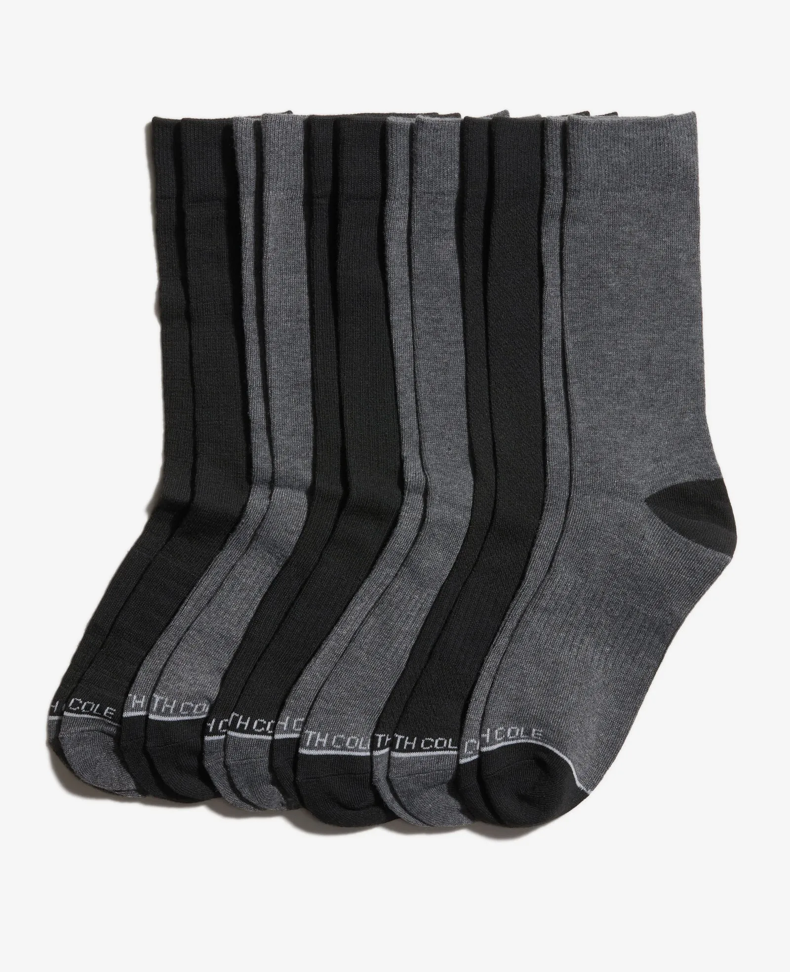 Waffle Texture Dress Crew Socks 6-Pack sold by Kenneth Cole