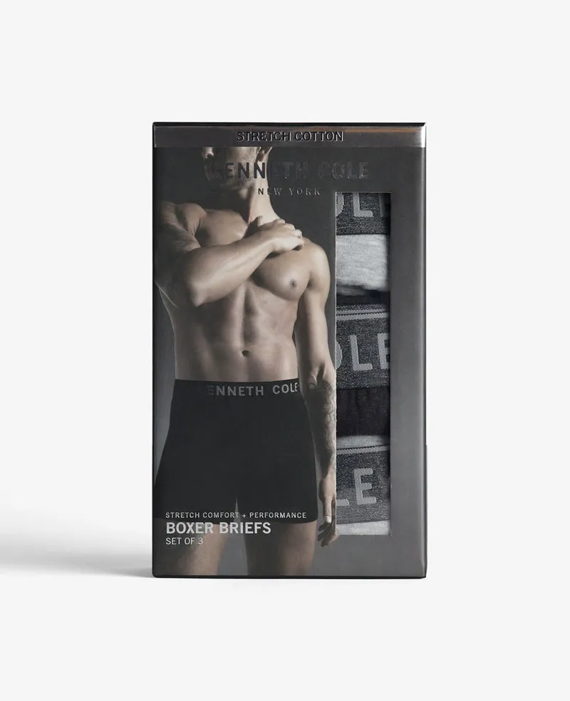 Stretch Boxer Briefs 3-Pack sold by Kenneth Cole product image thumbnail 2