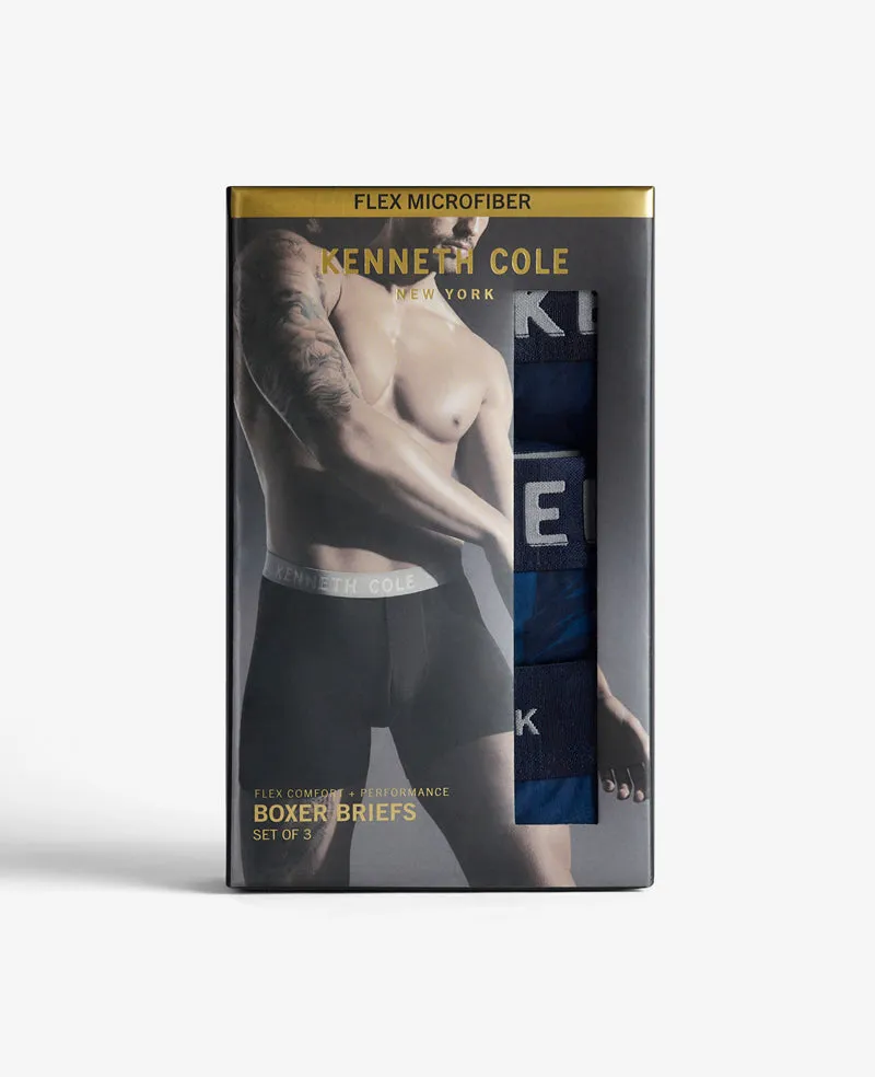 Micro Stretch Boxer Briefs 3-Pack sold by Kenneth Cole product image thumbnail 2