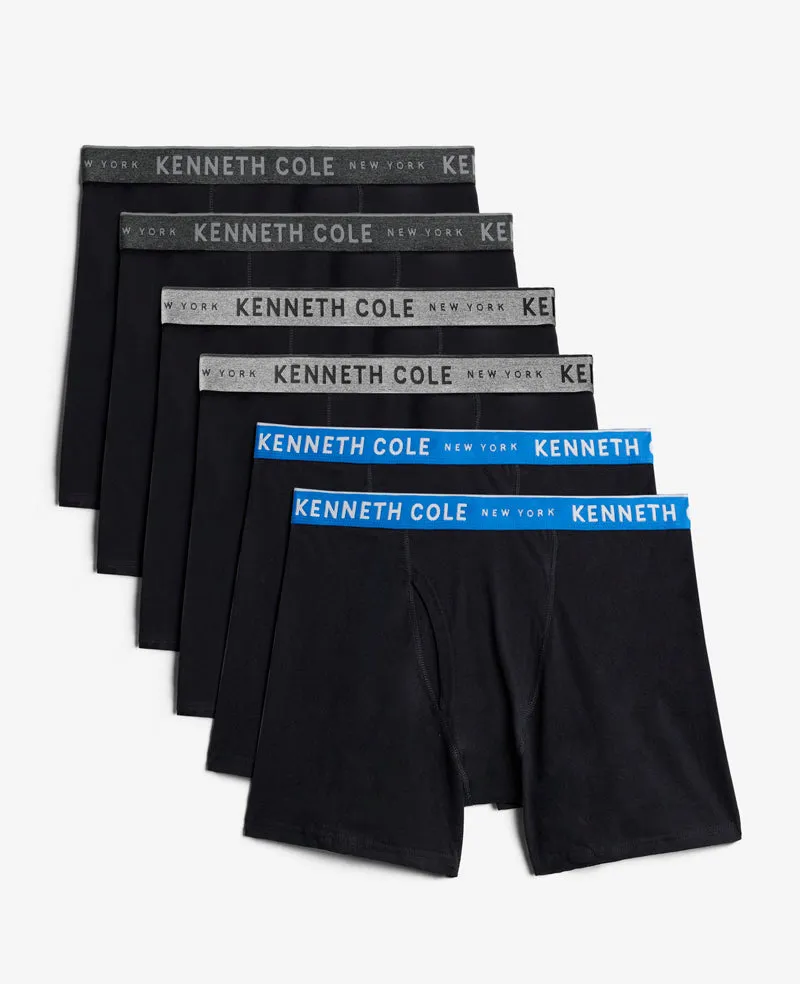 Cotton Stretch Boxer Briefs 6-Pack sold by Kenneth Cole