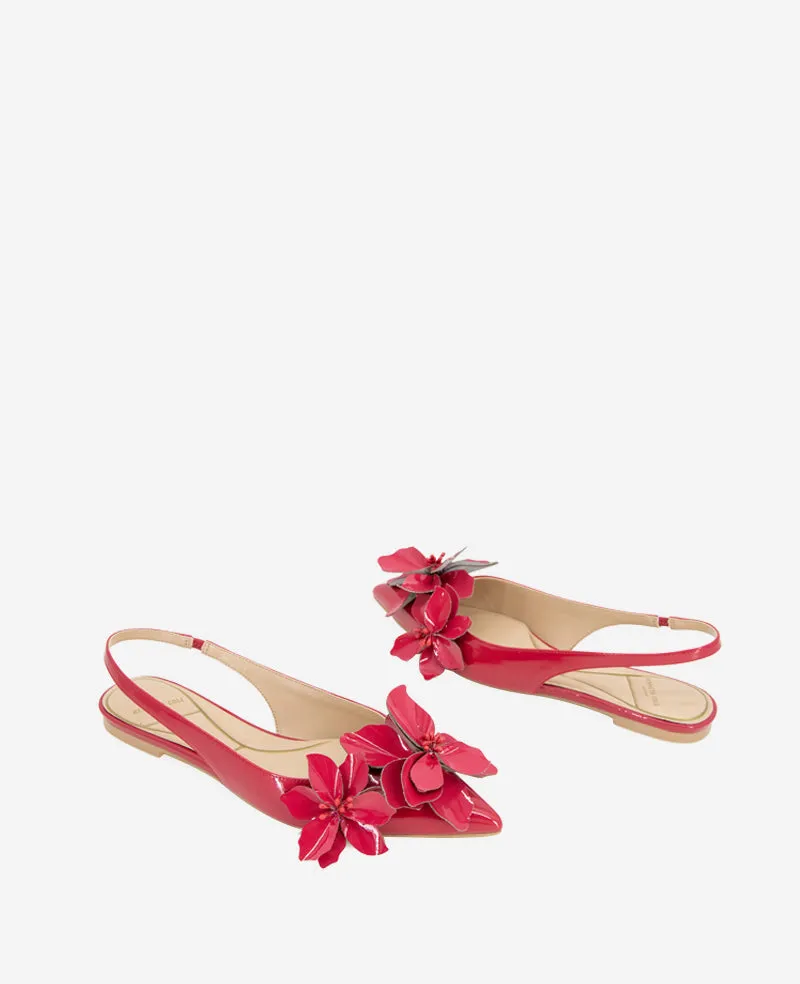 Tayla Patent Floral Appliqué Slingback sold by Kenneth Cole product image thumbnail 2