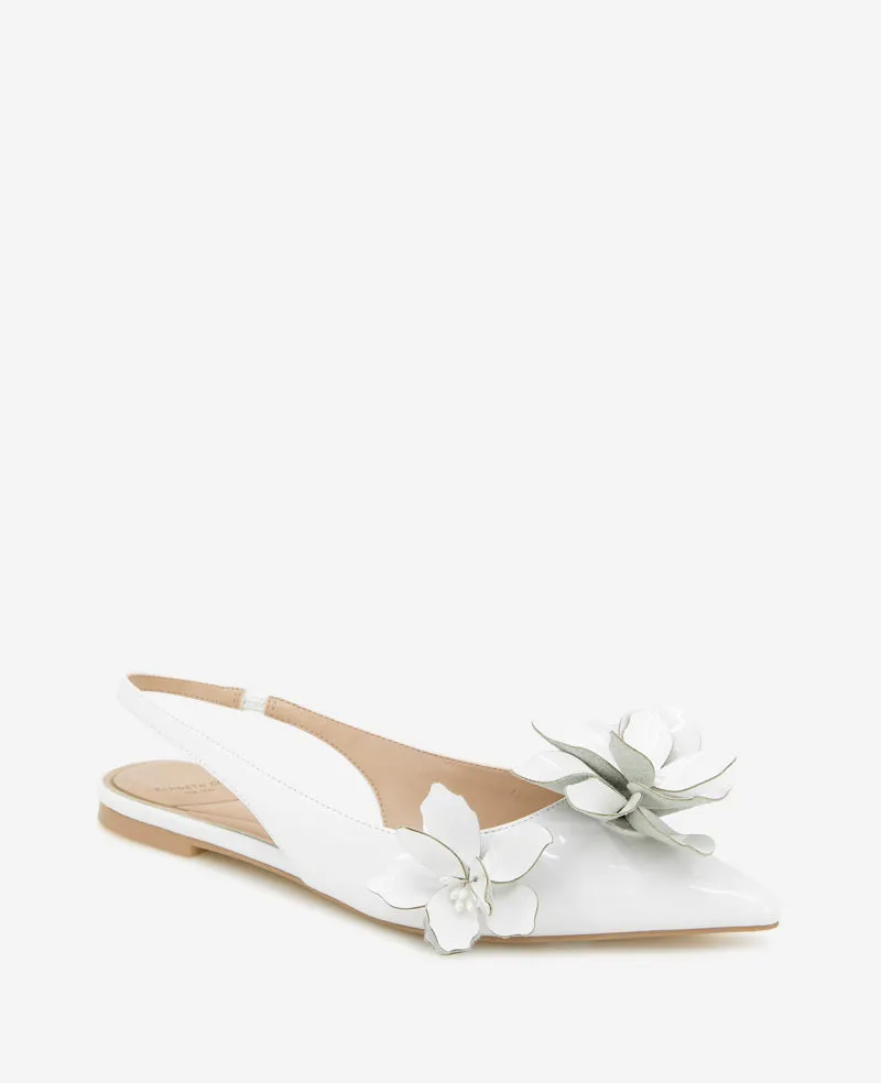 Tayla Patent Floral Appliqué Slingback sold by Kenneth Cole product image thumbnail 4