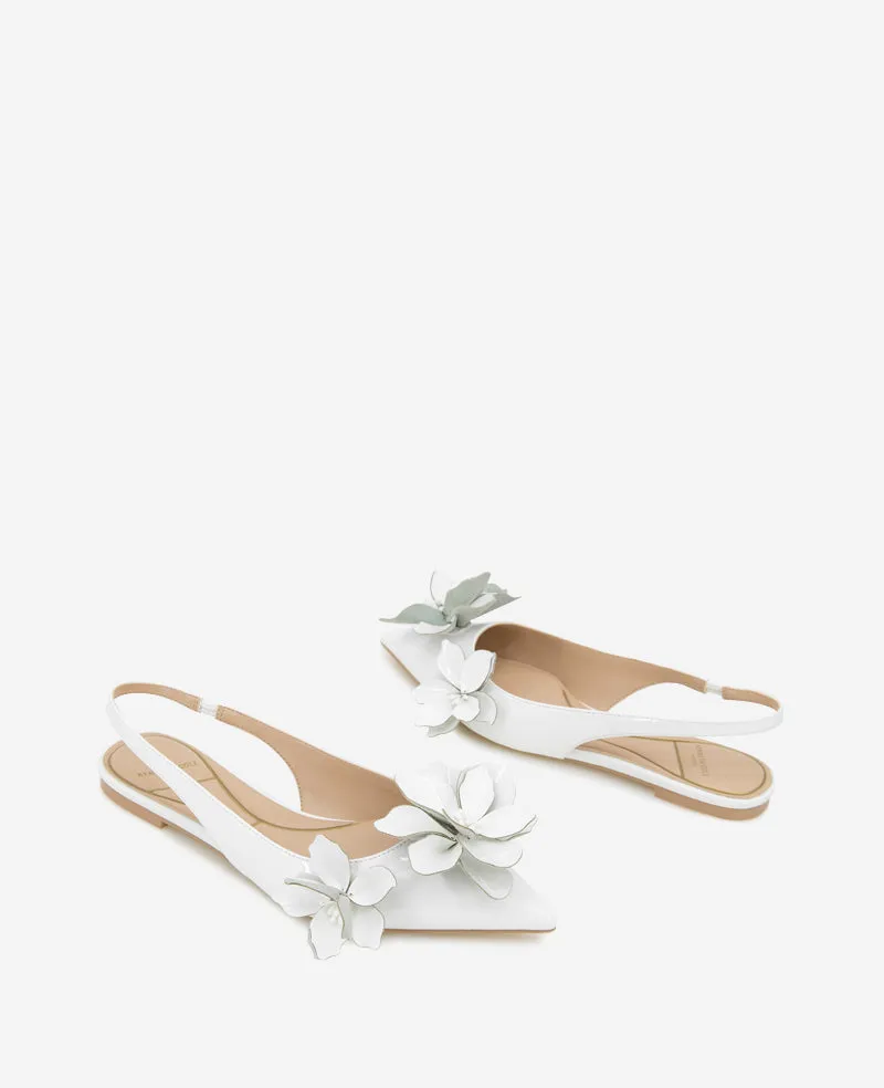 Tayla Patent Floral Appliqué Slingback sold by Kenneth Cole product image thumbnail 2